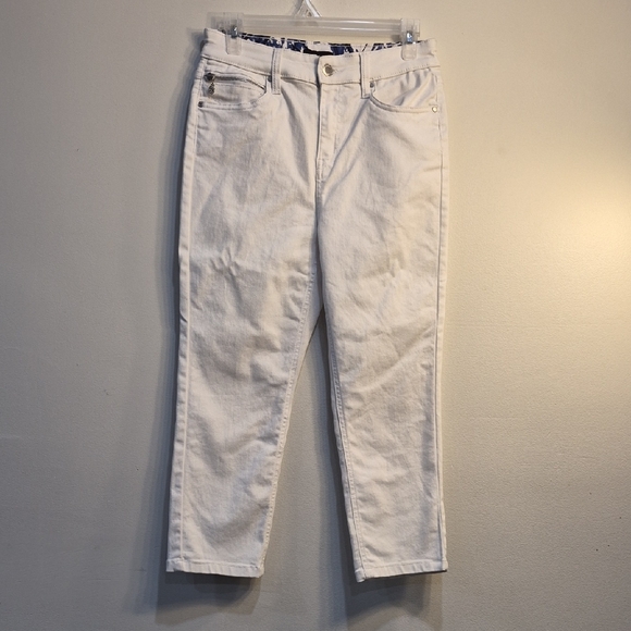 Simon Chang Denim - Simon Chang Slim White Women's Jeans.
